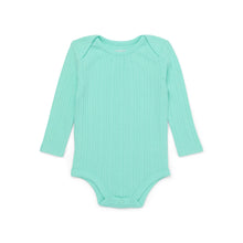 Load image into Gallery viewer, Garanimals Baby Girl Long Sleeve Hacci Rib Bodysuit, Sizes 0-24 Months | WTWL826XA