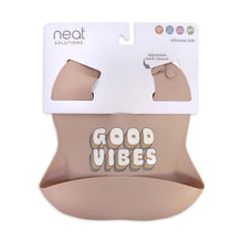 Load image into Gallery viewer, Neat Solutions Neutral Saying Silicone Bib | WTWL726XA