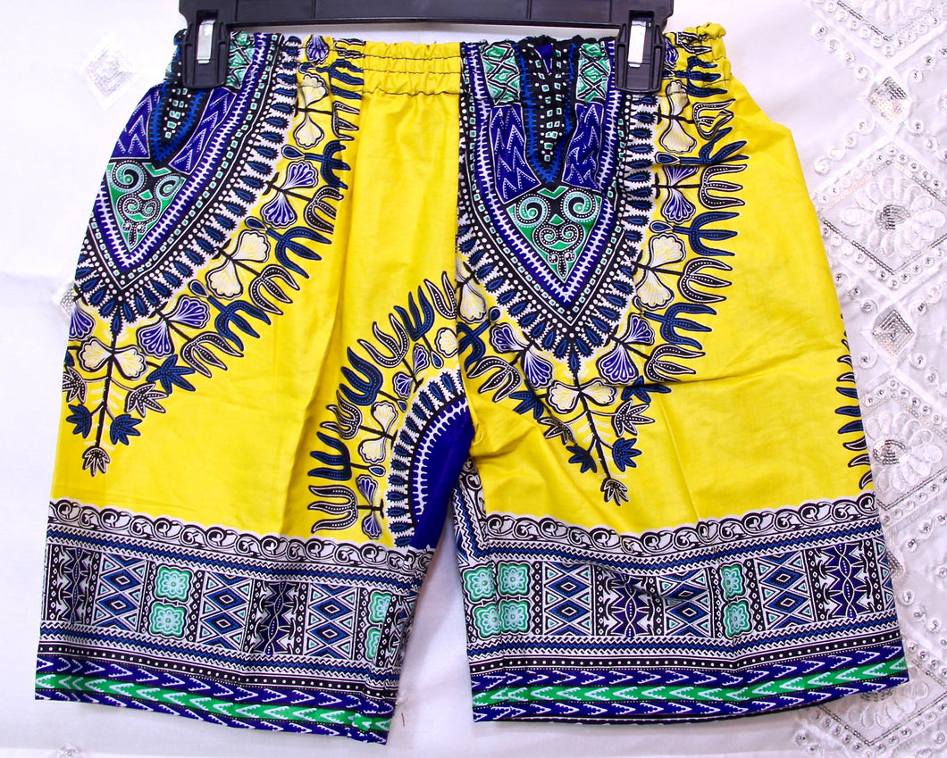 African Clothes, Ankara Shorts for Boys, CTPB8001