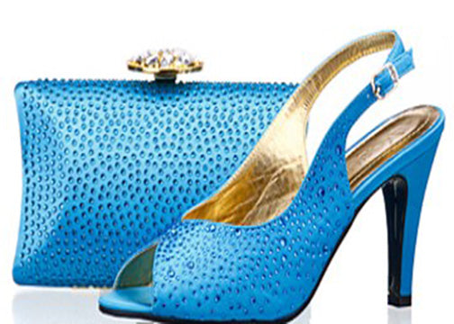 Designer Handbag and Shoe Matching Set, SBK11793D