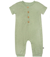 Load image into Gallery viewer, Modern Moments by Gerber Gender Neutral Short Sleeve Henley Romper, Sizes 0/3 Months - 24 Months | WTWL979XB
