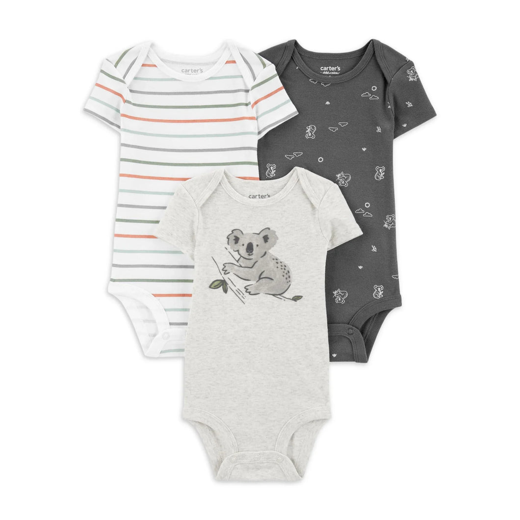 Carter's Child of Mine Baby Boy Bodysuits, 3-Pack, Sizes Preemie-18 Months |  WTWL415XA