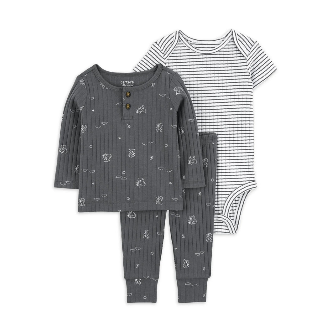 Carter's Child of Mine Baby Boy Outfit Set, 3-Piece, Sizes Preemie-6/9 Months  | WTWL413XA