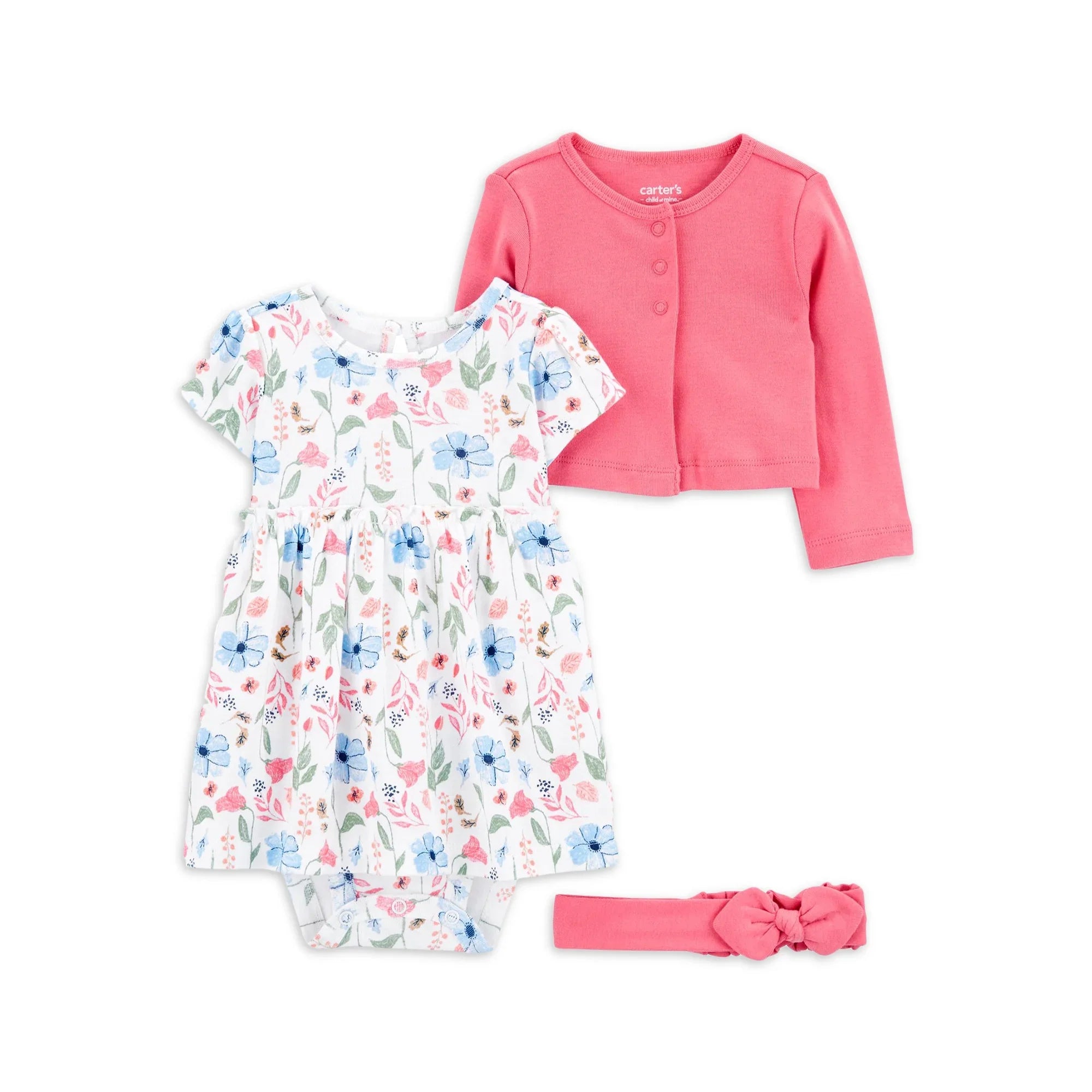 Carter's Child of Mine Baby Girl Dress Set, 3-Piece, Sizes Preemie-6/9 –  African Unique