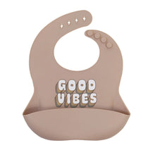 Load image into Gallery viewer, Neat Solutions Neutral Saying Silicone Bib | WTWL726XA
