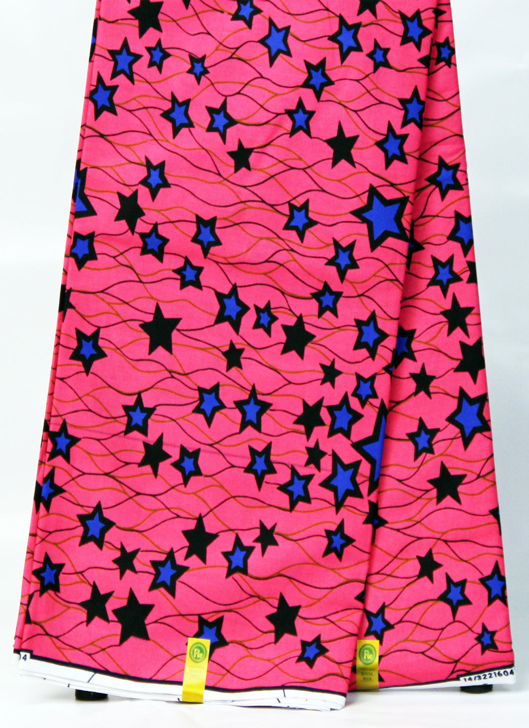 Super Wax Fabric for Authentic African Fashion (Blue Star) | RWM607-M61066B
