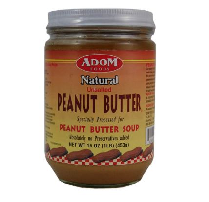 Adom Peanut Butter (African Groundnut Paste) 16oz