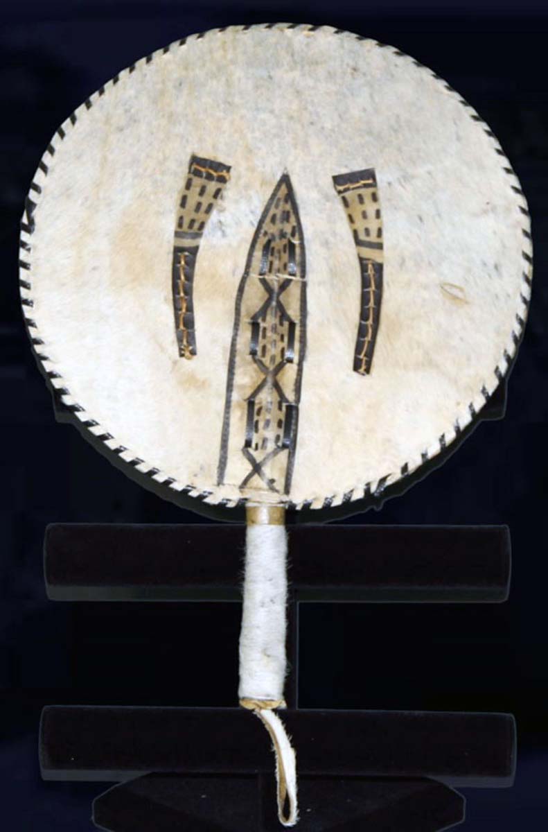 African Chieftaincy Hand Fan, ACM0227