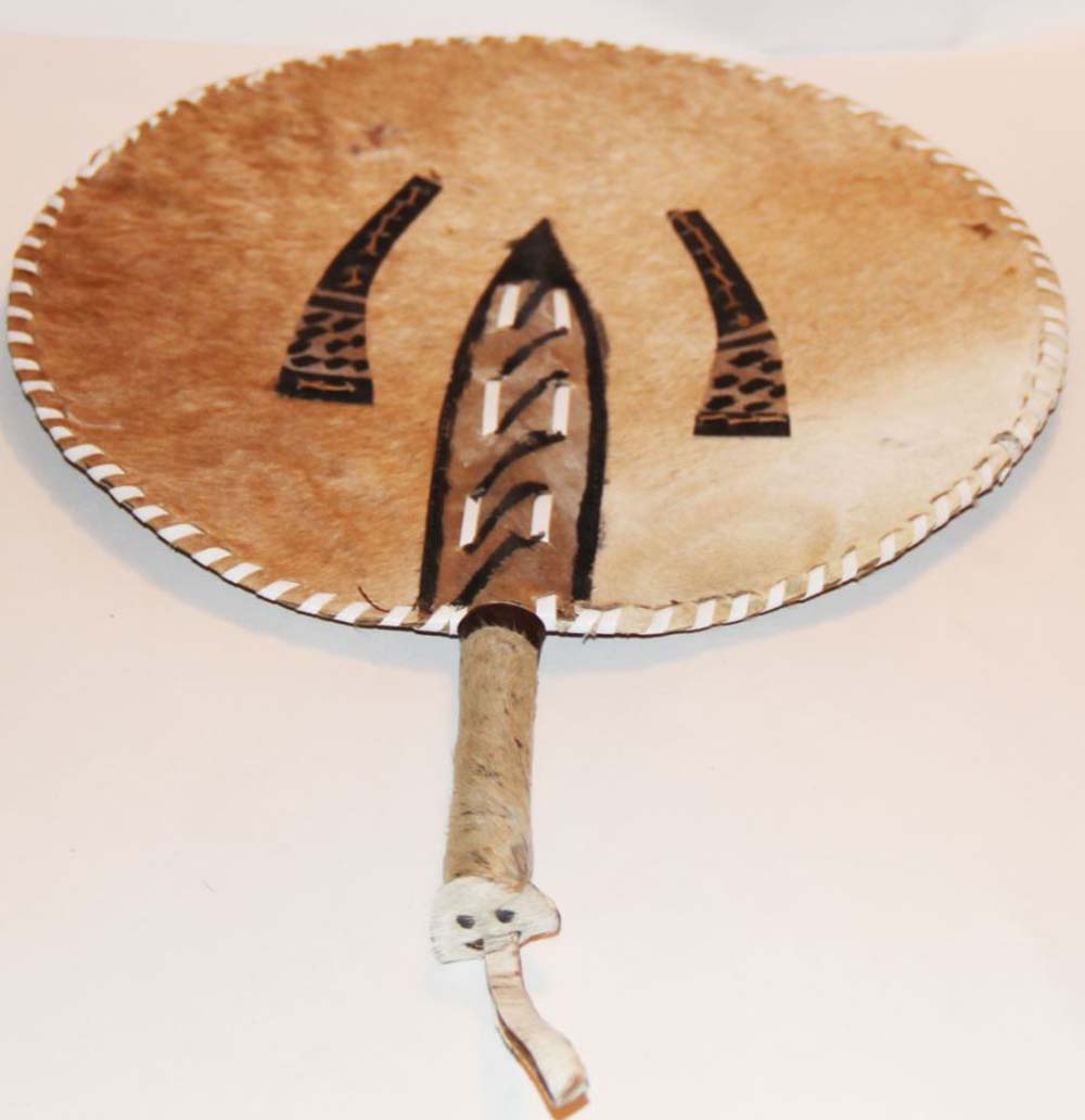 African Chieftaincy Hand Fan, ACM0211