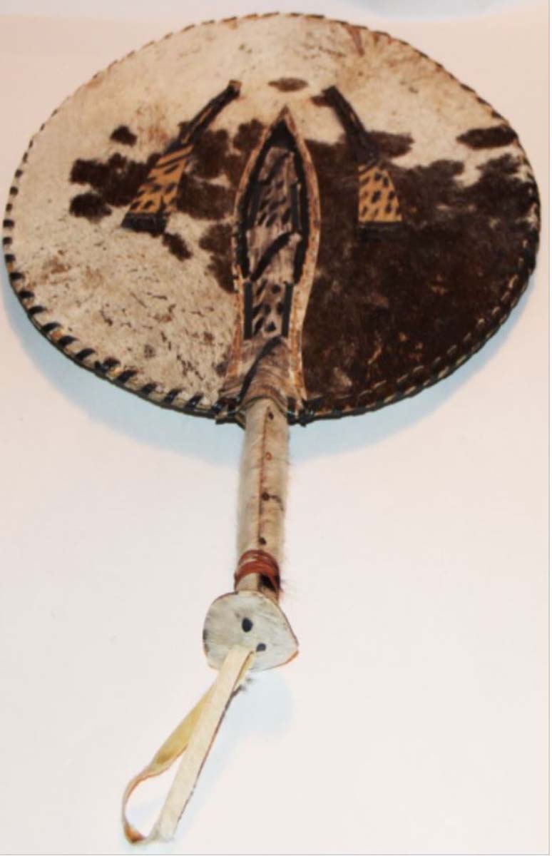 African Chieftaincy Hand Fan, ACM0226