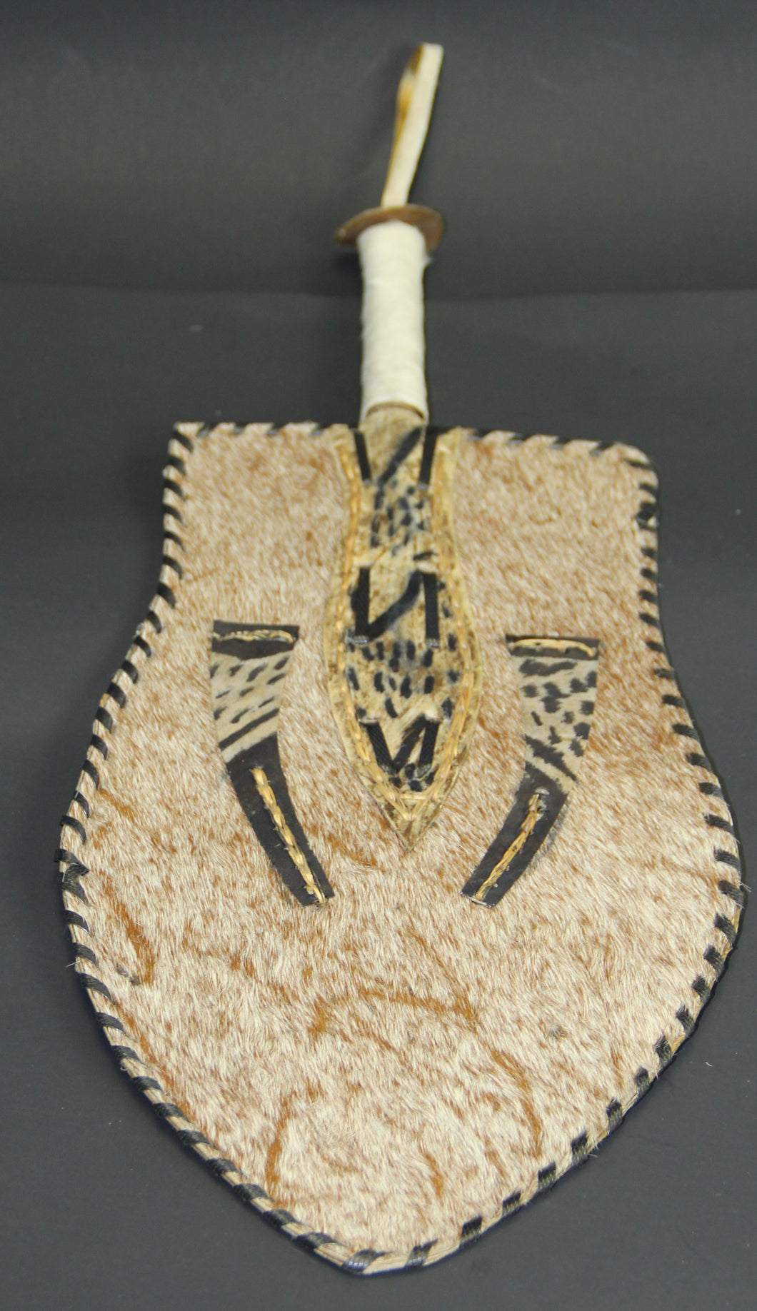 African Chieftaincy Hand Fan, ACM0224