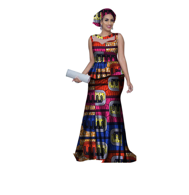 3 Piece African Prints Fashion for Ladies, CTW807WY2812