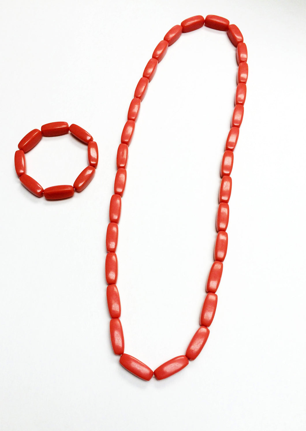African Bead Necklace & Bracelet set for Men ACMNB02