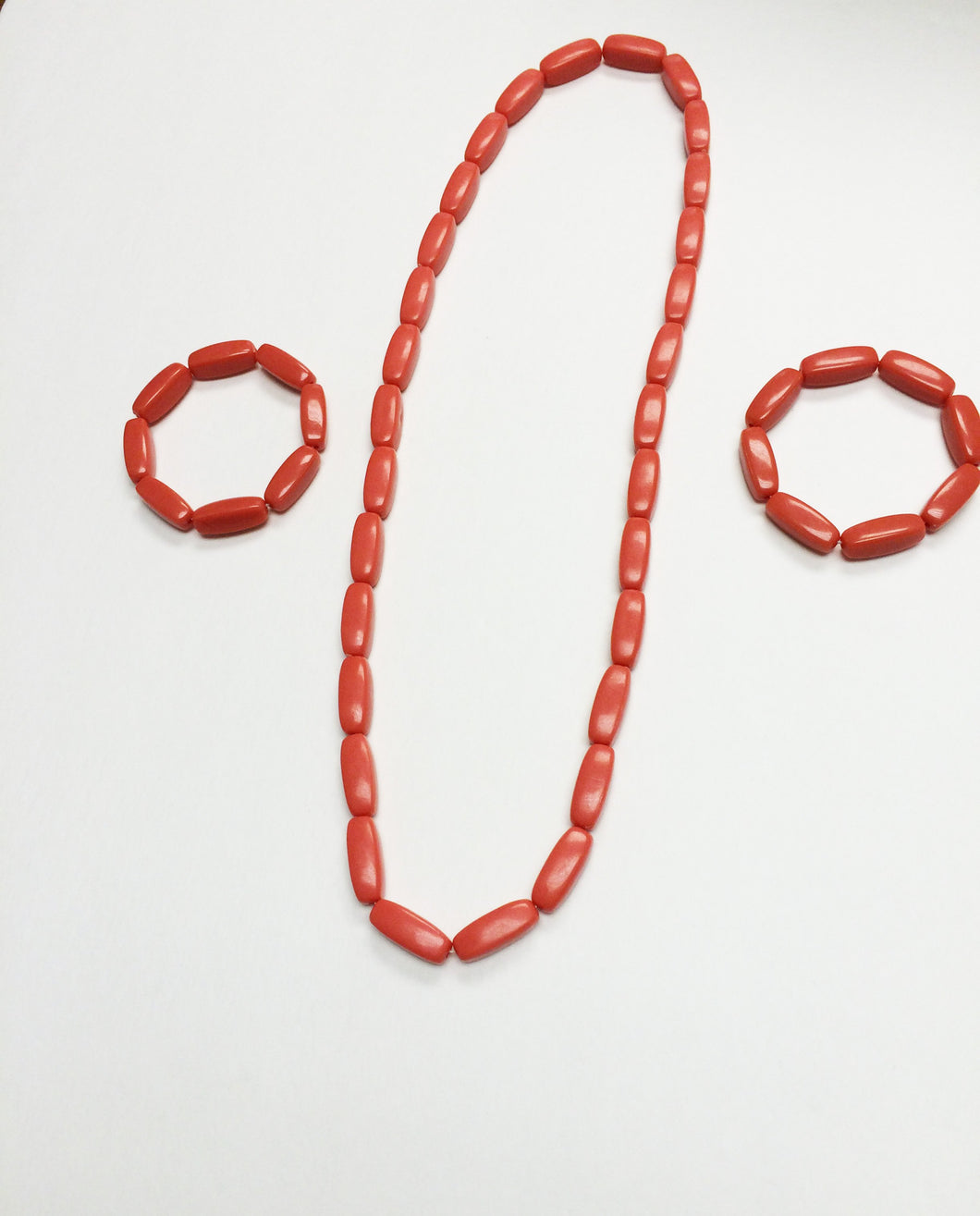 African Bead Necklace & Bracelet set for Men ACMNB04