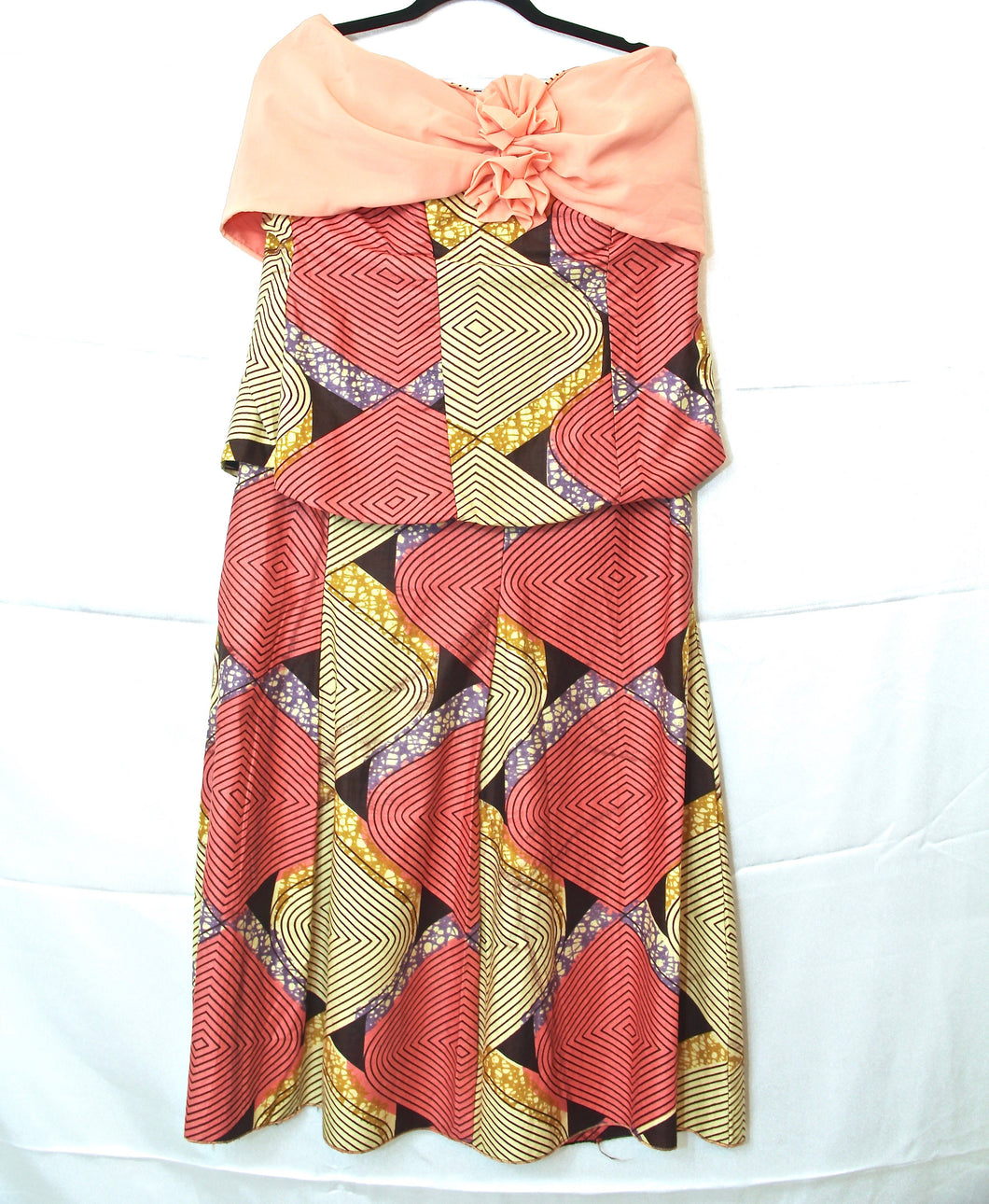African Clothes, Matching Skirt and Blouse Pair, CTWT8020