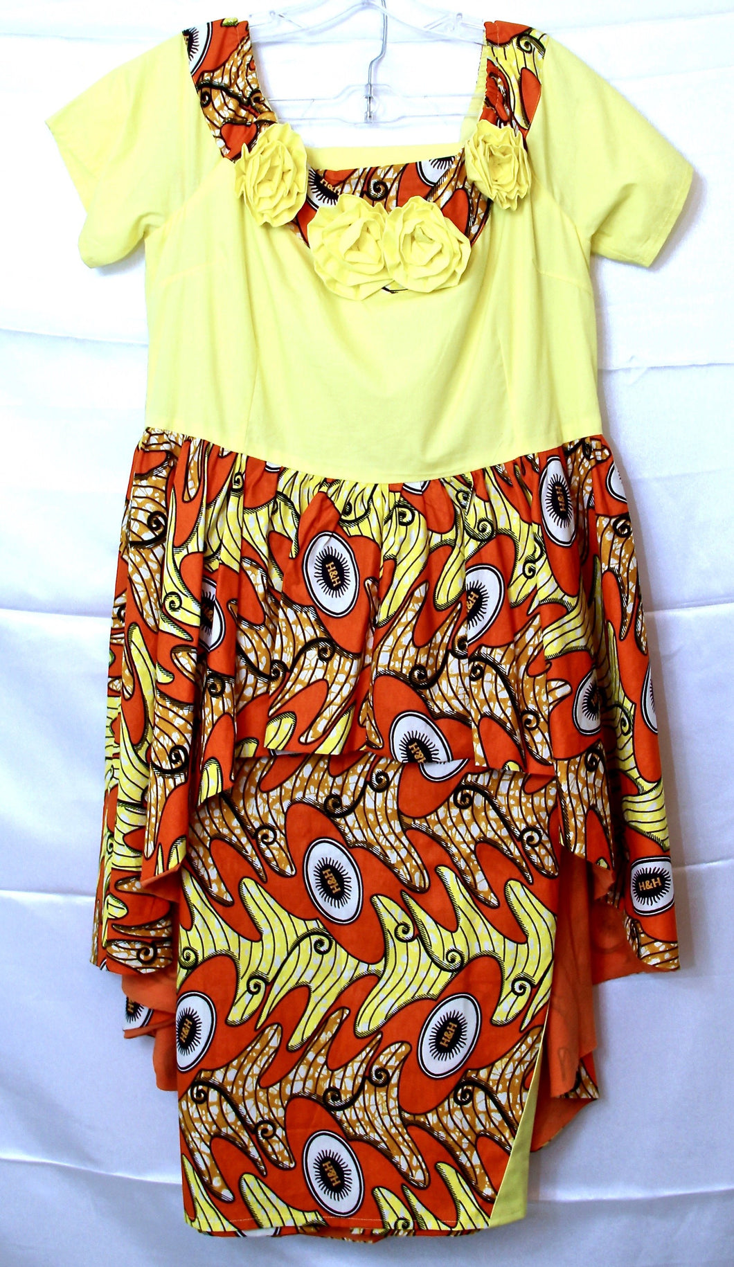 African Clothes, Matching Skirt and Blouse Pair, CTWT8004
