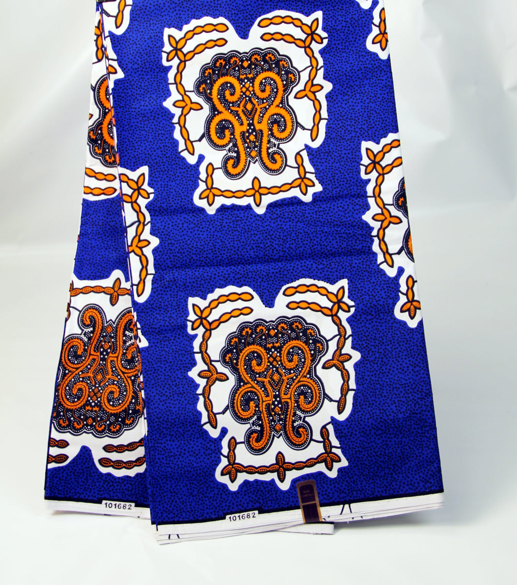 African Super Wax Ankara Fabric - WSM602-M6003