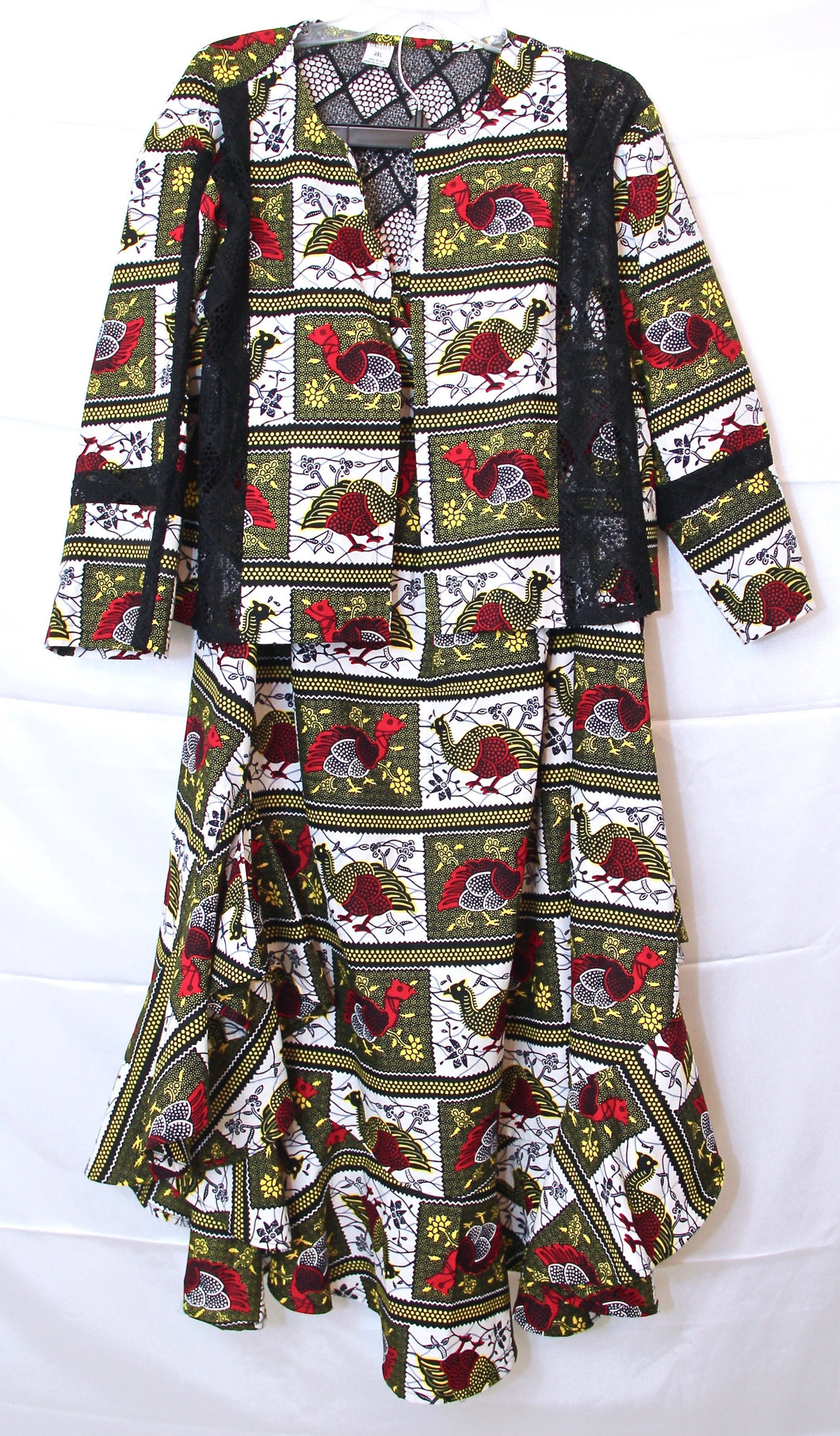 African Clothes, Matching Shirt and Pants Pair for Ladies, CTWS8002