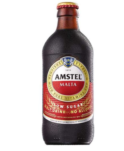 Amstel Malta 330ml (Pack of 6)