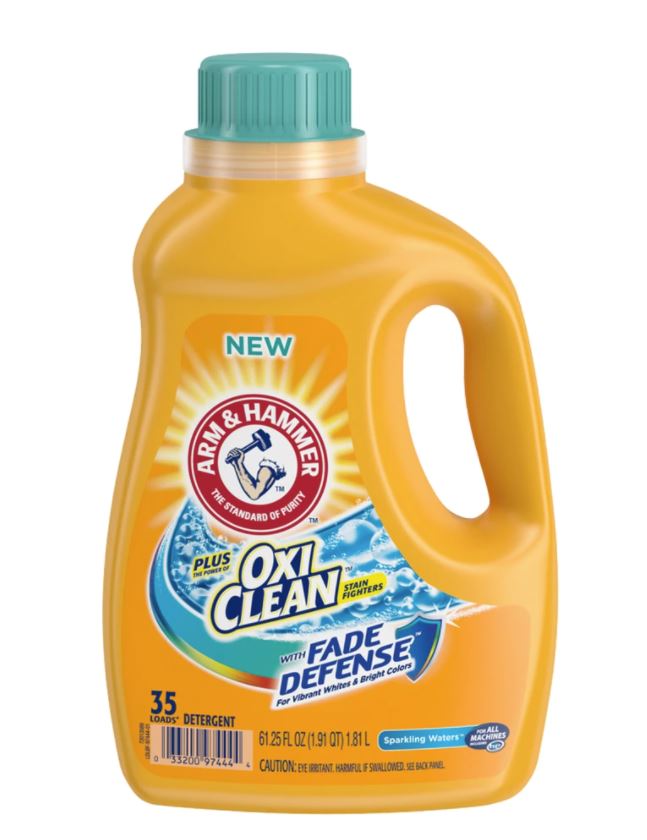 Arm & Hammer Fade Defense Laundry Detergent Plus Oxi Clean, 61.25 fl.oz.