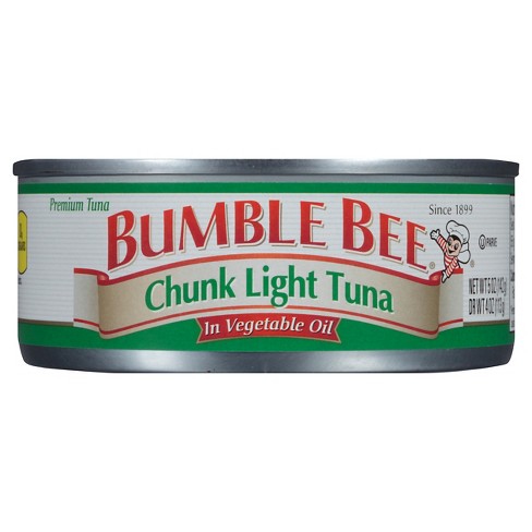 Bumble Bee Chunk Light Tuna in Vegetable Oil 4oz