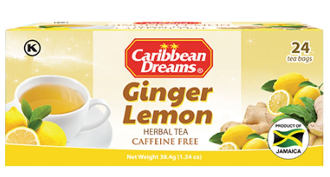 Caribbean Dream Ginger Lemon Tea 24 bags