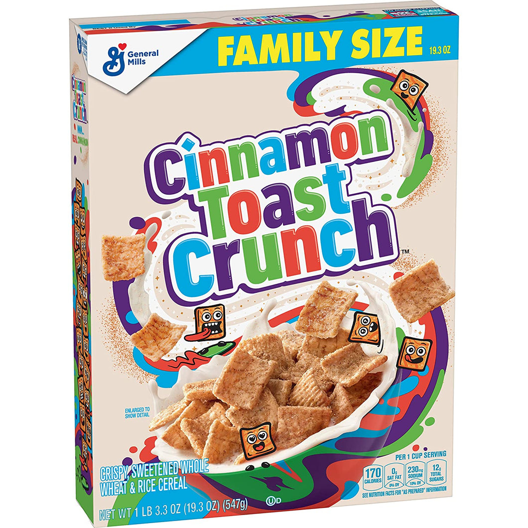 General Mills Cinnamon Crunch Toast 19oz Family Size