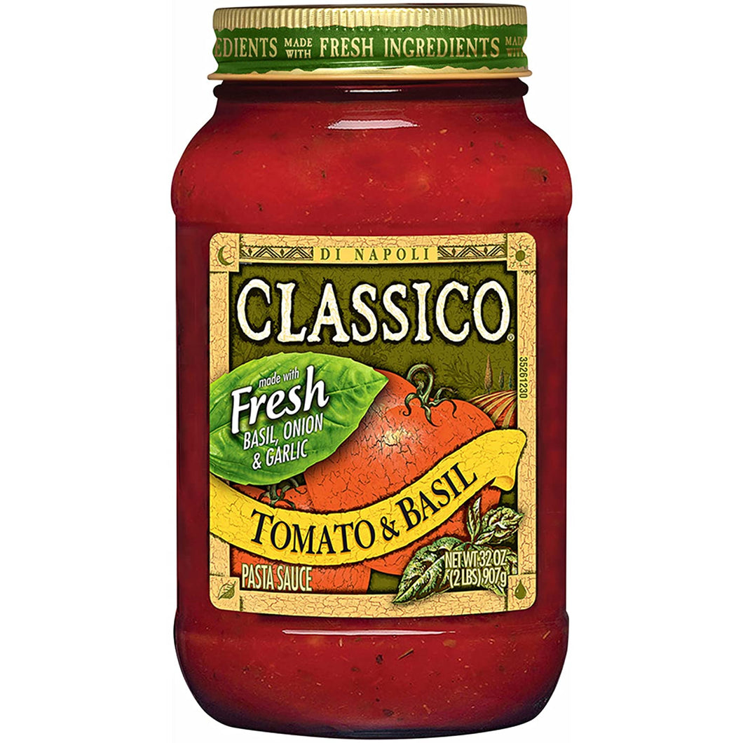 Classico Tomato and Basil Pasta Sauce 32oz