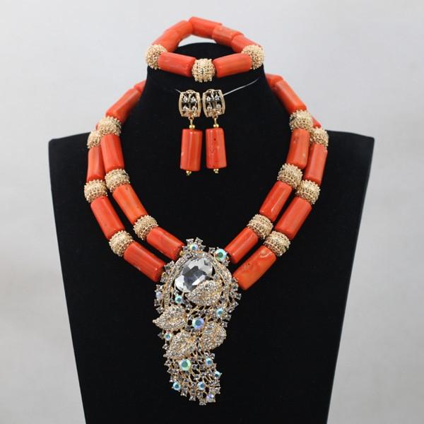 3 Piece Coral Bead Set - JBCE1032-ES020