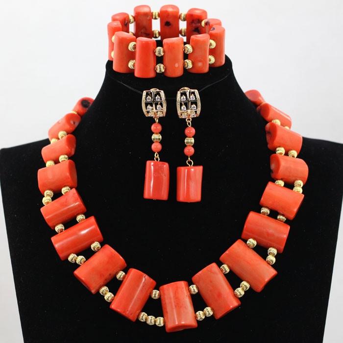 3 Piece Coral Bead Set - JBCE1034-ES059