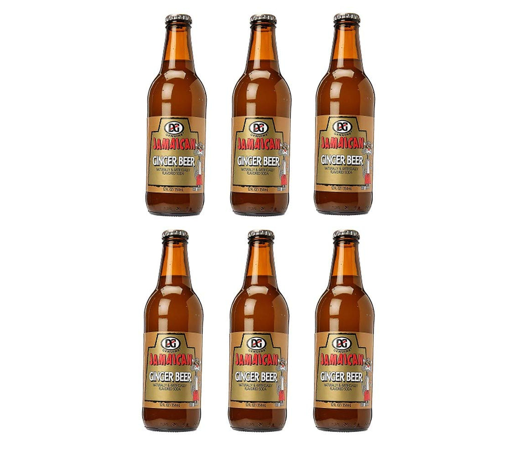 DG Jamaican Ginger Beer, 12oz (Pack of 6)