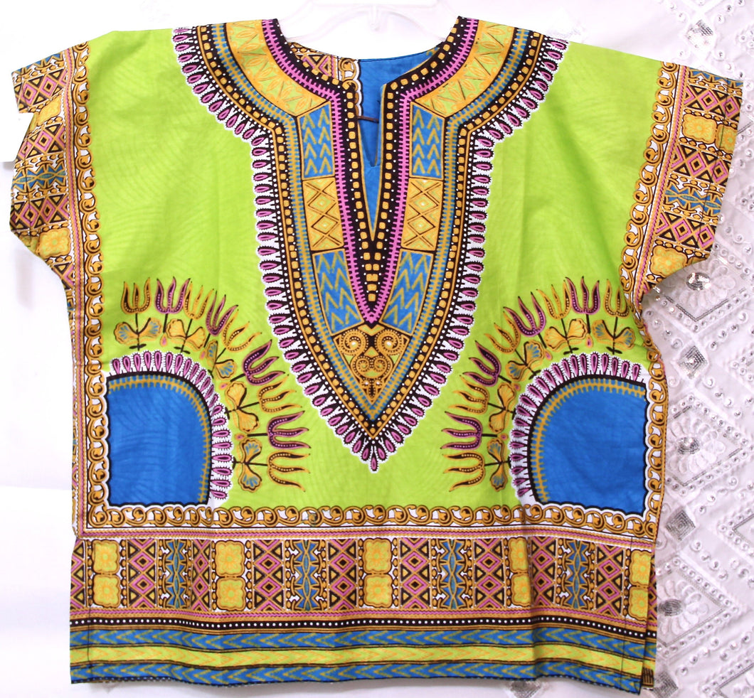 African Clothes, Kitenge Dashiki Shirt for Boys, CTHB8013