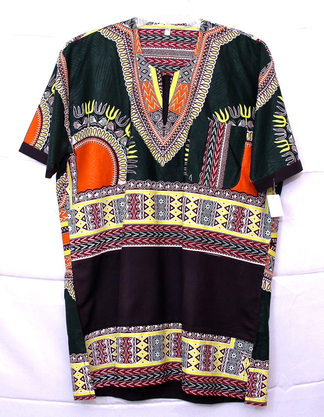 African Clothes, Unisex Kitenge Dashiki shirt for Men and Women CTHU8027