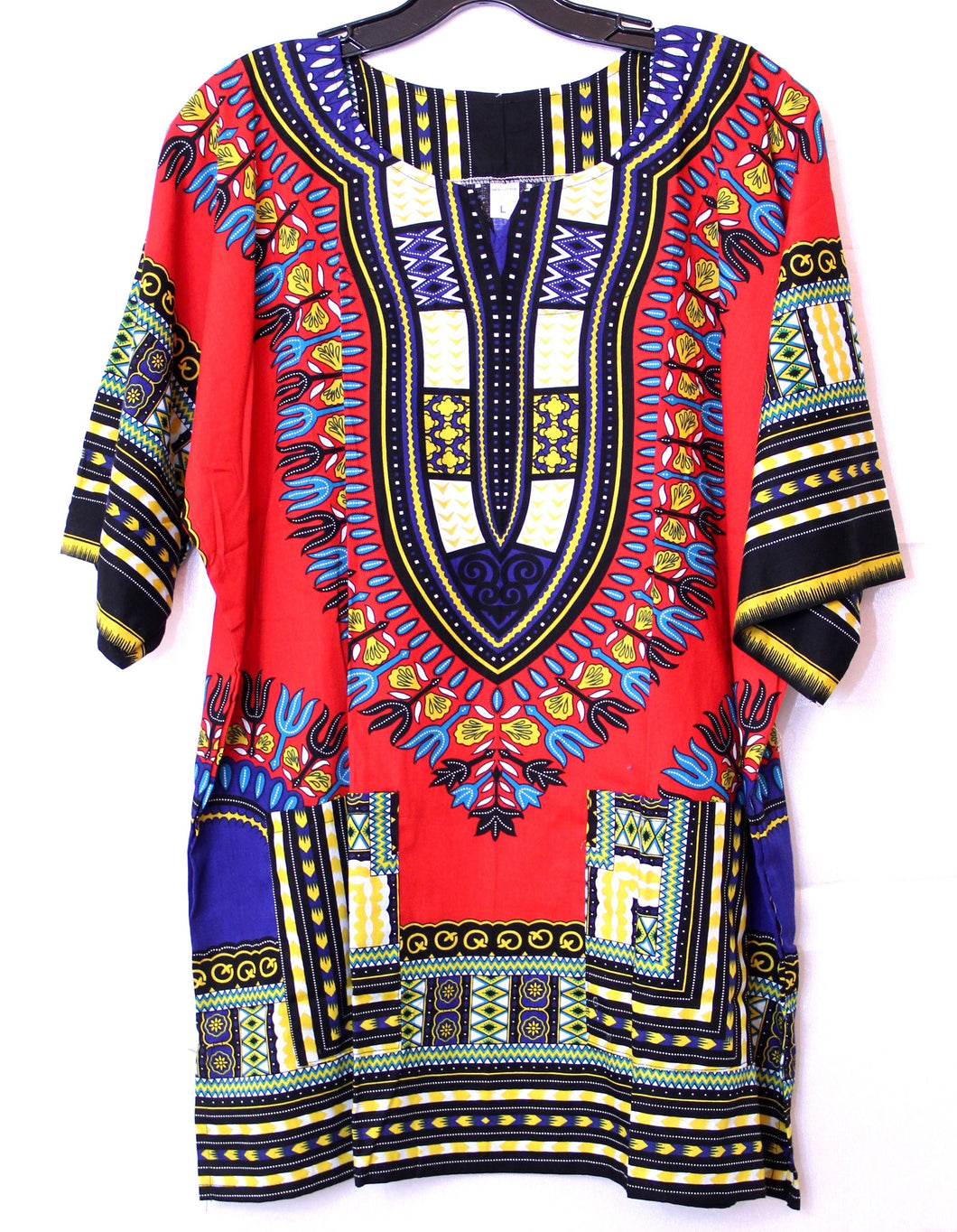 African Clothes, Unisex Kitenge Dashiki shirt for Men and Women CTHU8029