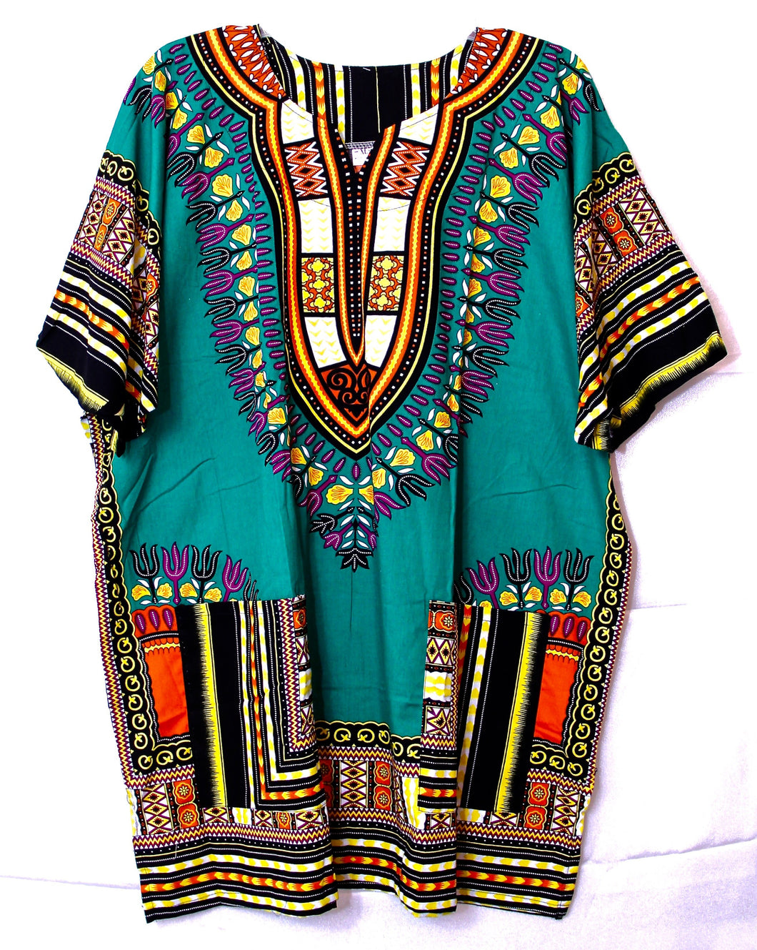 African Clothes, Unisex Kitenge Dashiki shirt for Men and Women CTHU8030