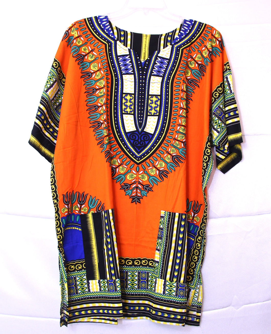 African Clothes, Unisex Kitenge Dashiki shirt for Men and Women CTHU8031