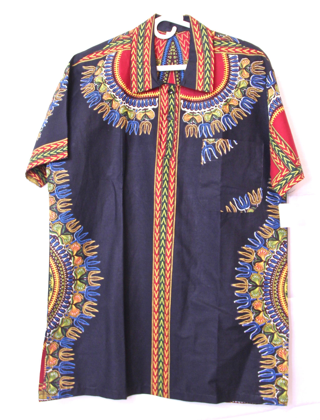 African Clothes, Unisex Kitenge Dashiki shirt for Men and Women CTHU8035