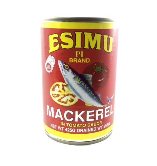 Esimu Mackerel in Tomato Sauce 425g Red