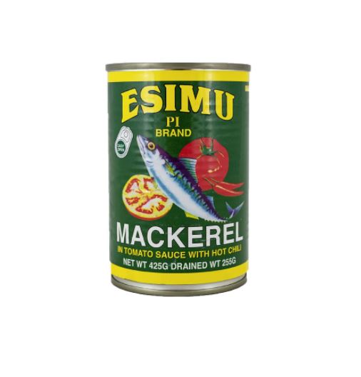 Esimu Mackerel with Chili 425g Green