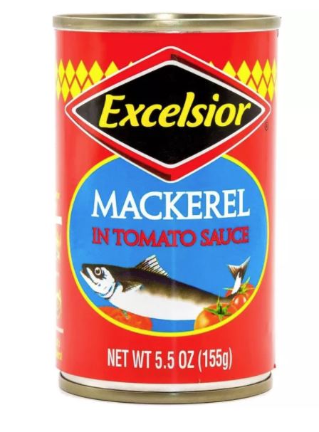 Excelsior Mackerel in Tomato Sauce 5.5oz (Pack of 3)