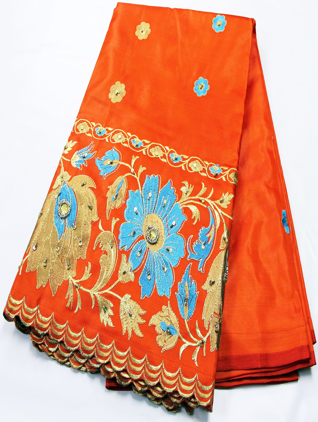 African Indian Silk George Fabric - GS501-B58803