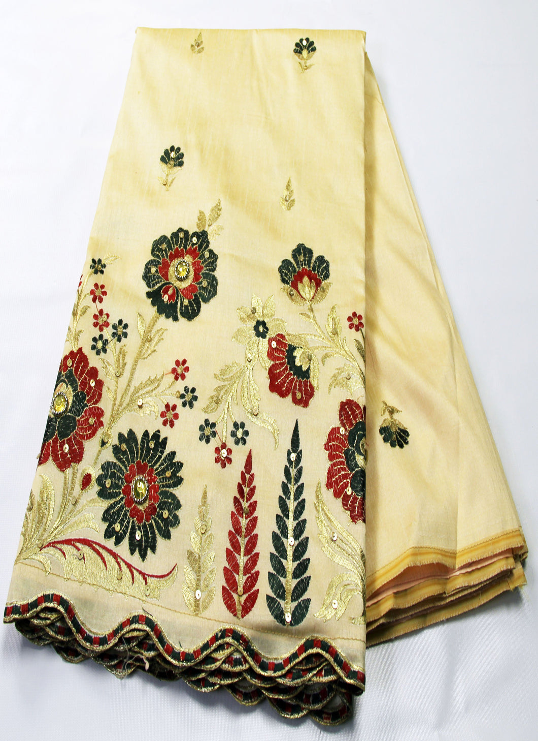 African Indian Silk George Fabric - GS502-B59934