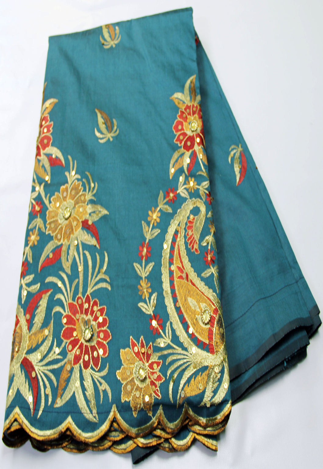 African Indian Silk George Fabric - GS503-B59942