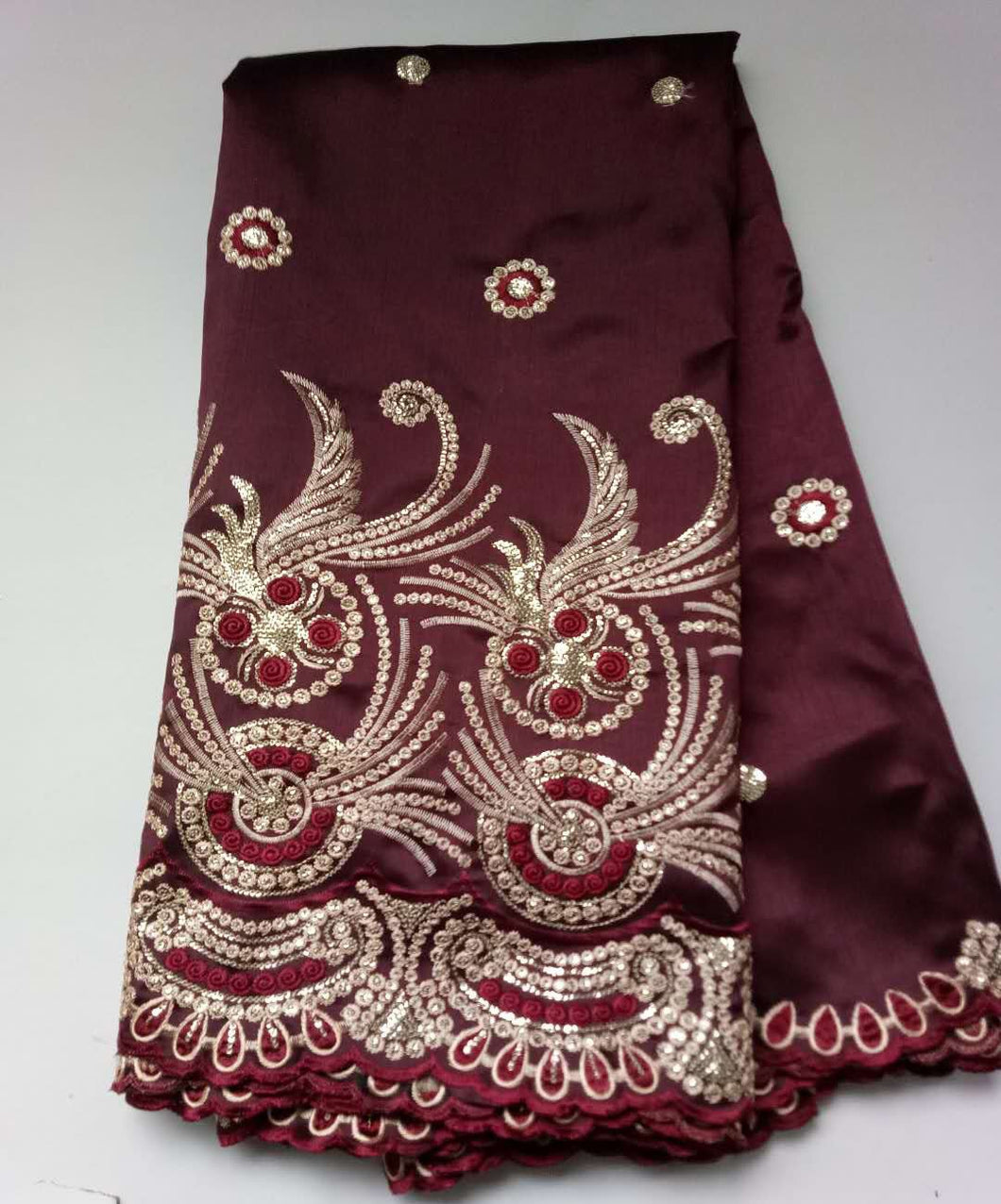 Indian Dubai Embroidered African Lace George -  GLZ5019-ZGL241F