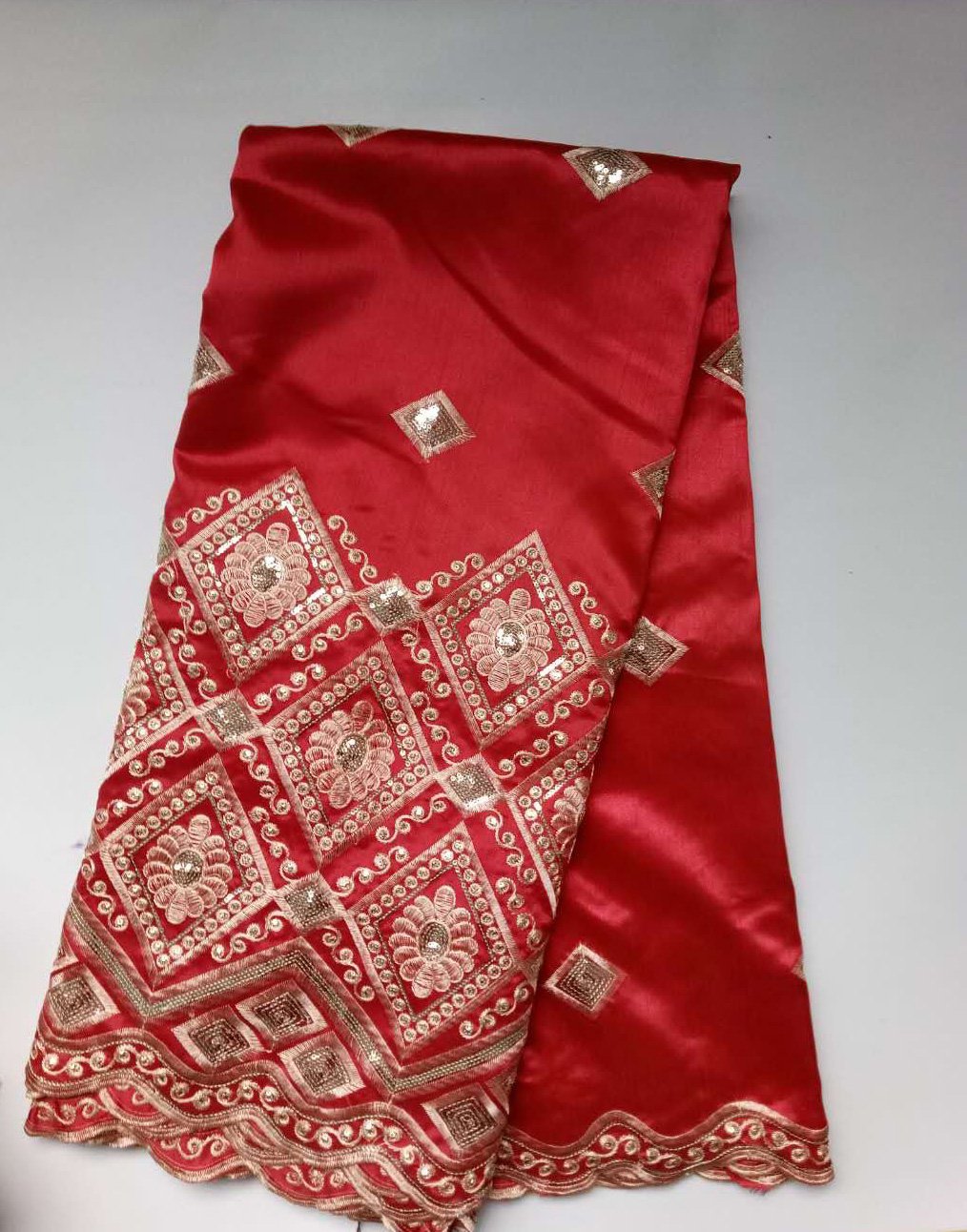 Indian Dubai Embroidered African Lace George -  GLZ5011-ZGL256E