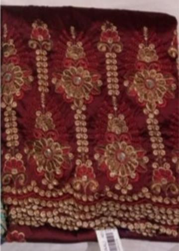 African Indian Silk George Fabric - GS505-S51080A