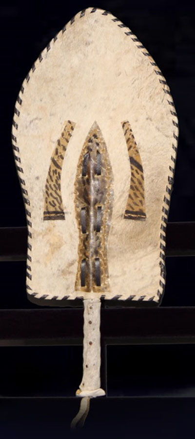 African Chieftaincy Hand Fan, ACM0229