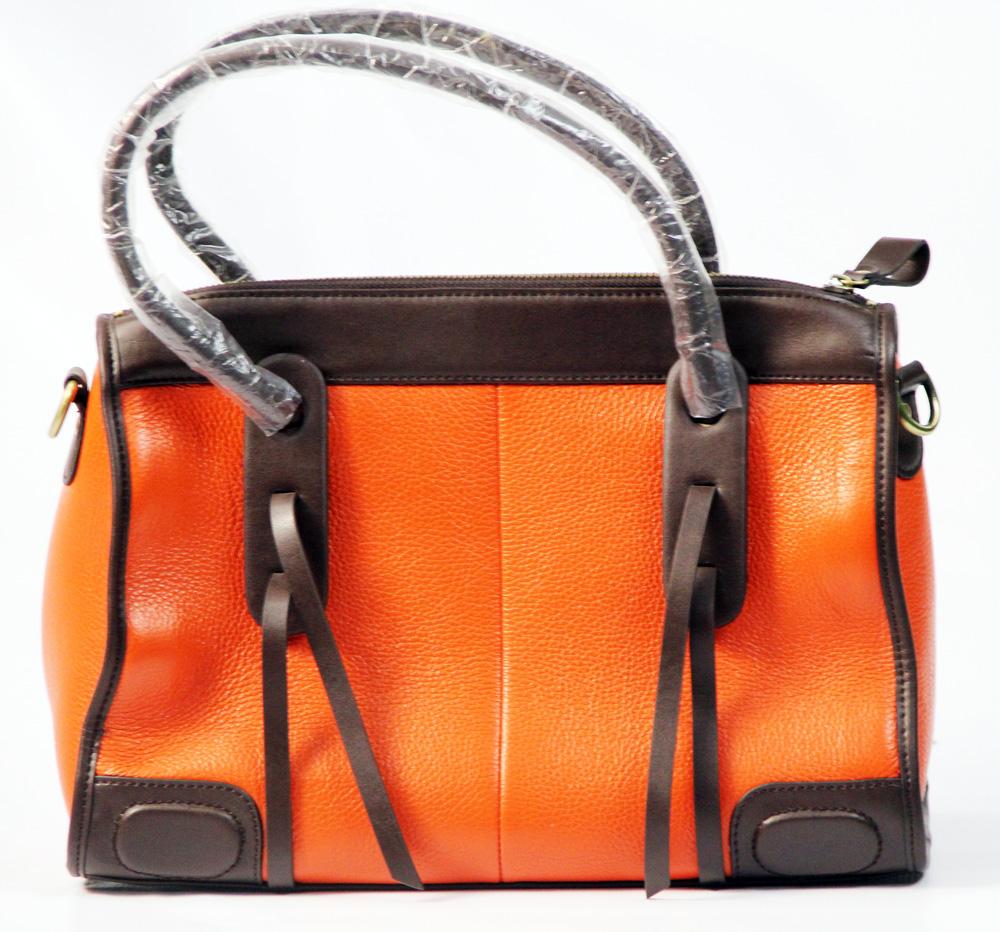 Designer Italian Leather Handbag - HLV702-VEA02013B