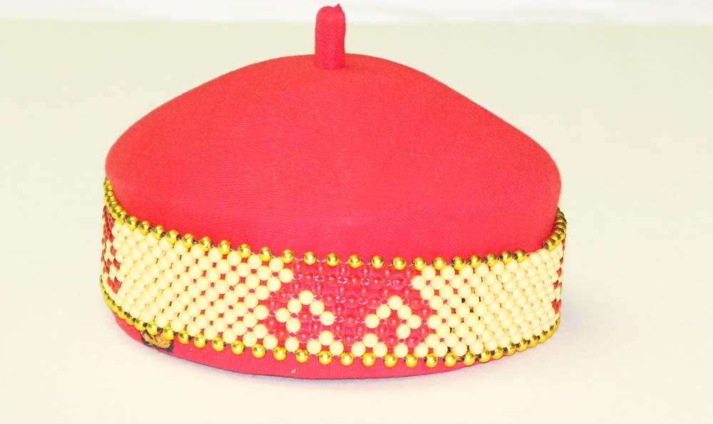 African Yoruba Cultural Hat - HWMTH9026