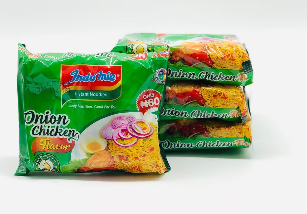 Nigerian Indomie Instant Noodle Onion Chicken Flavor 70g (Pack of 3)